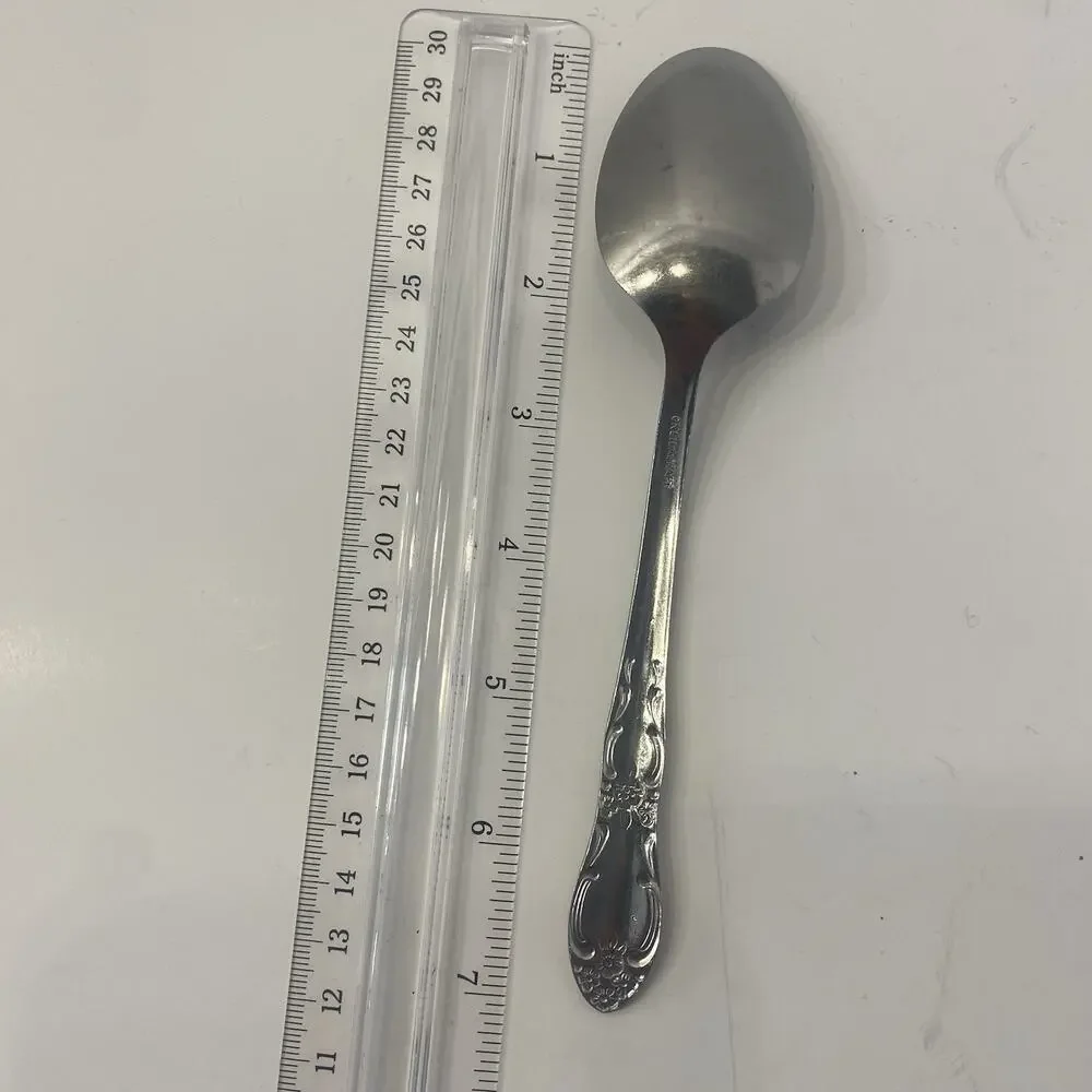 Vintage Oneida Oneidacraft Venus Stainless Steel Tablespoon / Serving Spoon